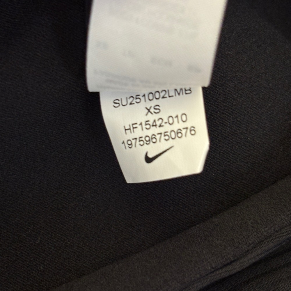 NWOT NIKE Zenvy Rib Dri-Fit Sports Bra Black Women Size XS Active Workout Gym - Picture 9 of 11